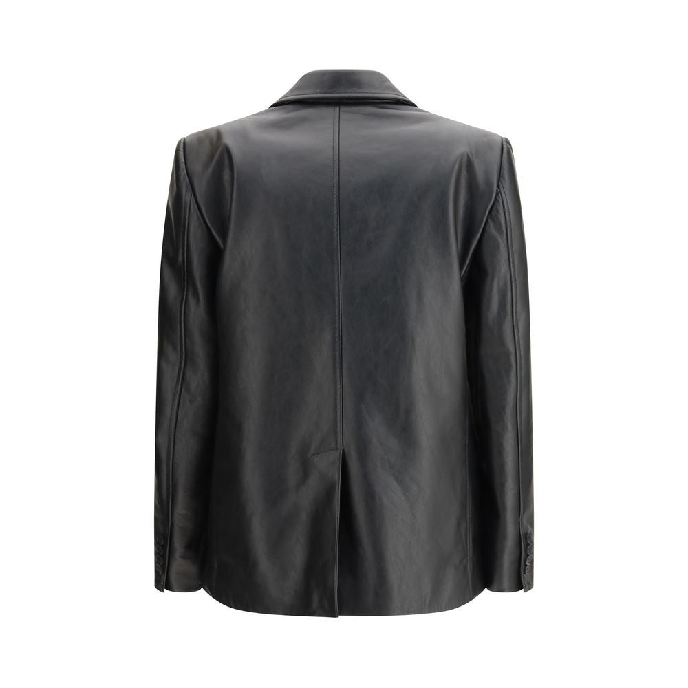 Balenciaga The Standard Jacket in Black Calfskin