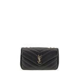 Saint Laurent Black Lamb Ovis Aries Shoulder Bag