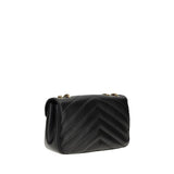 Saint Laurent Black Lamb Ovis Aries Shoulder Bag