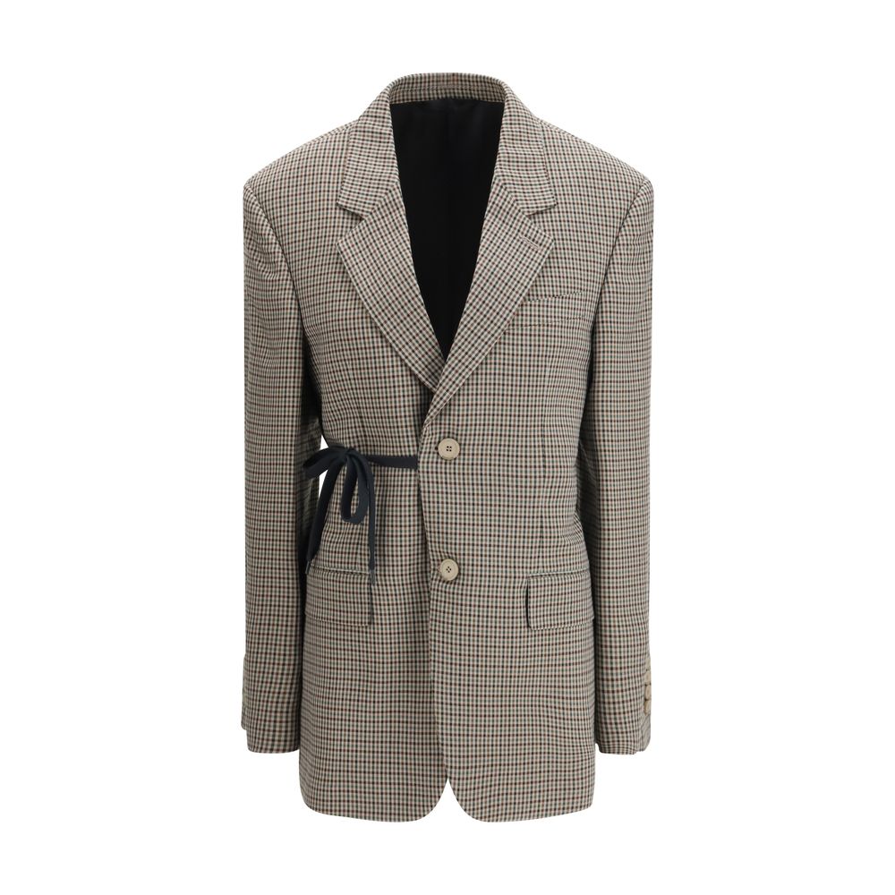 Balenciaga Vichy Lyocell Womens Jacket
