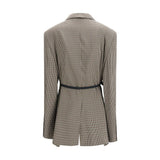 Balenciaga Vichy Lyocell Womens Jacket