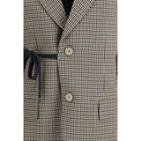 Balenciaga Vichy Lyocell Womens Jacket