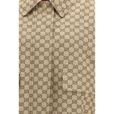 Gucci Beige Cotton Bomber