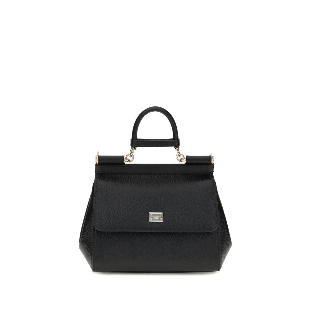 Dolce & Gabbana Small Sicily Black  Handbag