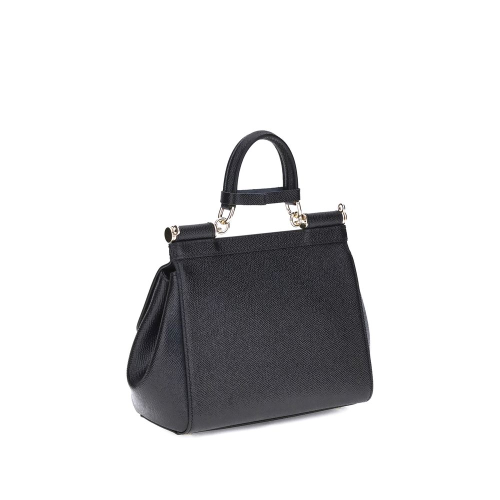 Dolce & Gabbana Small Sicily Black  Handbag