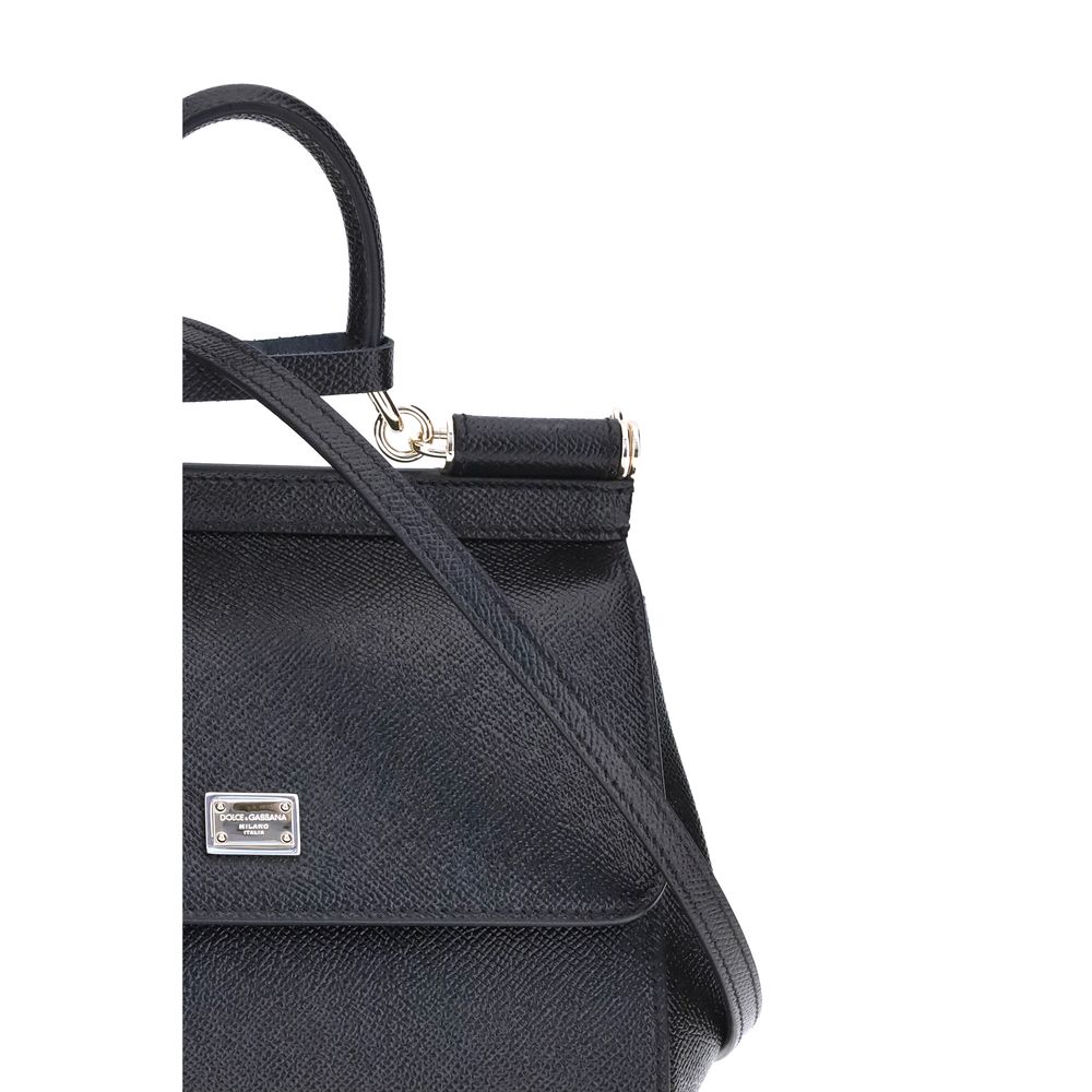 Dolce & Gabbana Small Sicily Black  Handbag