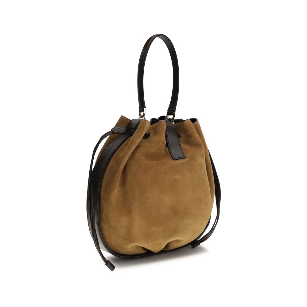 Ferragamo Hug Buckle Bucket Bag