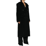 Balenciaga Women's Cashmere & Wool Cinched Long Coat