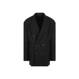Balenciaga Black Wool Full-Length Jacket