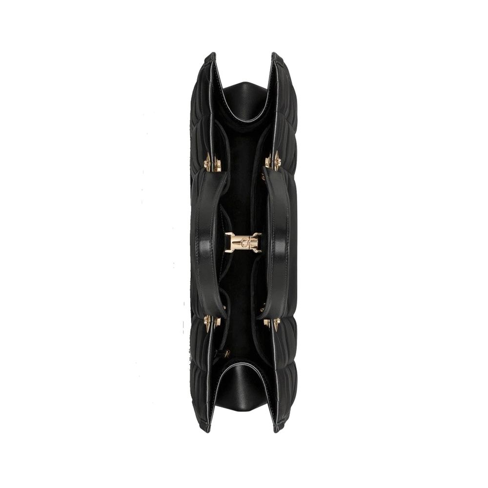 Dior Archicannage Essential Large Tote Black Calfskin