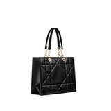 Archicannage Dior Essential Medium Black Leather Tote Bag