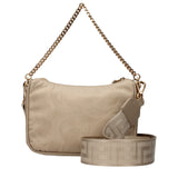 Versace Beige Fabric Handbag