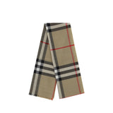 Burberry Beige Wool Oves Aries Scarf