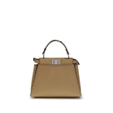 Fendi Beige Calf Leather Bos Taurus Handbag
