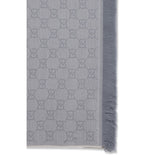 Gucci Gray Wool Oves Aries Scarf