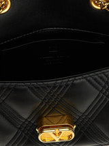 Valentino Garavani Black Lamb Leather Shoulder Bag