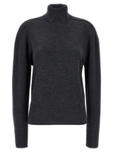 Burberry Gray Wool Cardigan