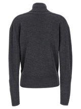 Burberry Gray Wool Cardigan