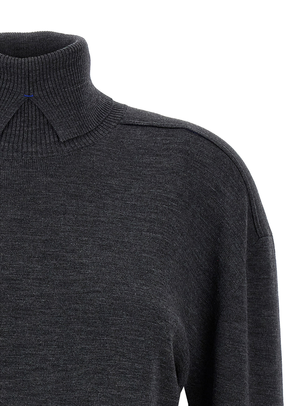 Burberry Gray Wool Cardigan