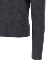 Burberry Gray Wool Cardigan