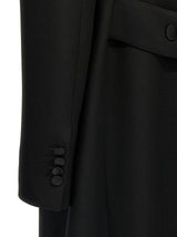 Dolce & Gabbana Black Virgin Wool Coat