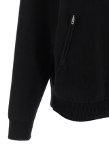 Balenciaga Black Cotton Cardigan