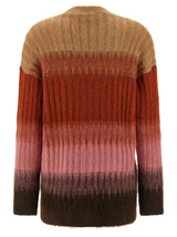 Fendi Multicolor Wool Cardigan