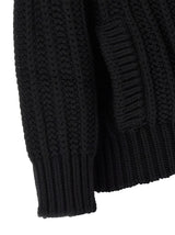 Dolce & Gabbana Black Virgin Wool Cardigan