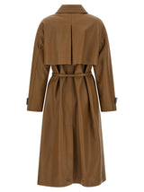 Fendi Brown Lamb Leather Coat