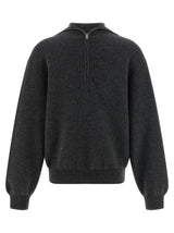 Balenciaga Gray Wool Cardigan