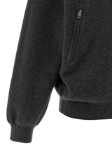 Balenciaga Gray Wool Cardigan