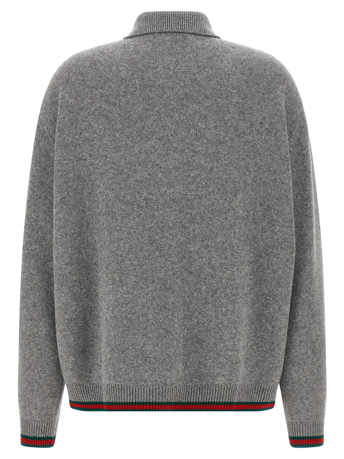 Gucci Gray Wool Cardigan