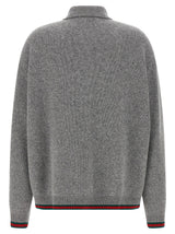 Gucci Gray Wool Cardigan