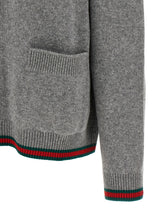 Gucci Gray Wool Cardigan
