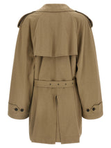 Balenciaga Beige Cotton Coat