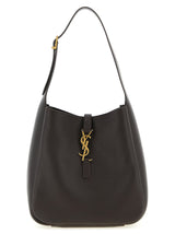 Saint Laurent LE 5 À 7 Supple Small In Grained Leather in Arabica