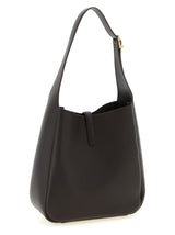 Saint Laurent LE 5 À 7 Supple Small In Grained Leather in Arabica