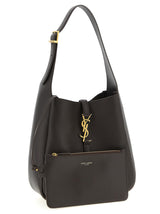 Saint Laurent LE 5 À 7 Supple Small In Grained Leather in Arabica