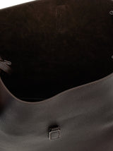Saint Laurent LE 5 À 7 Supple Small In Grained Leather in Arabica