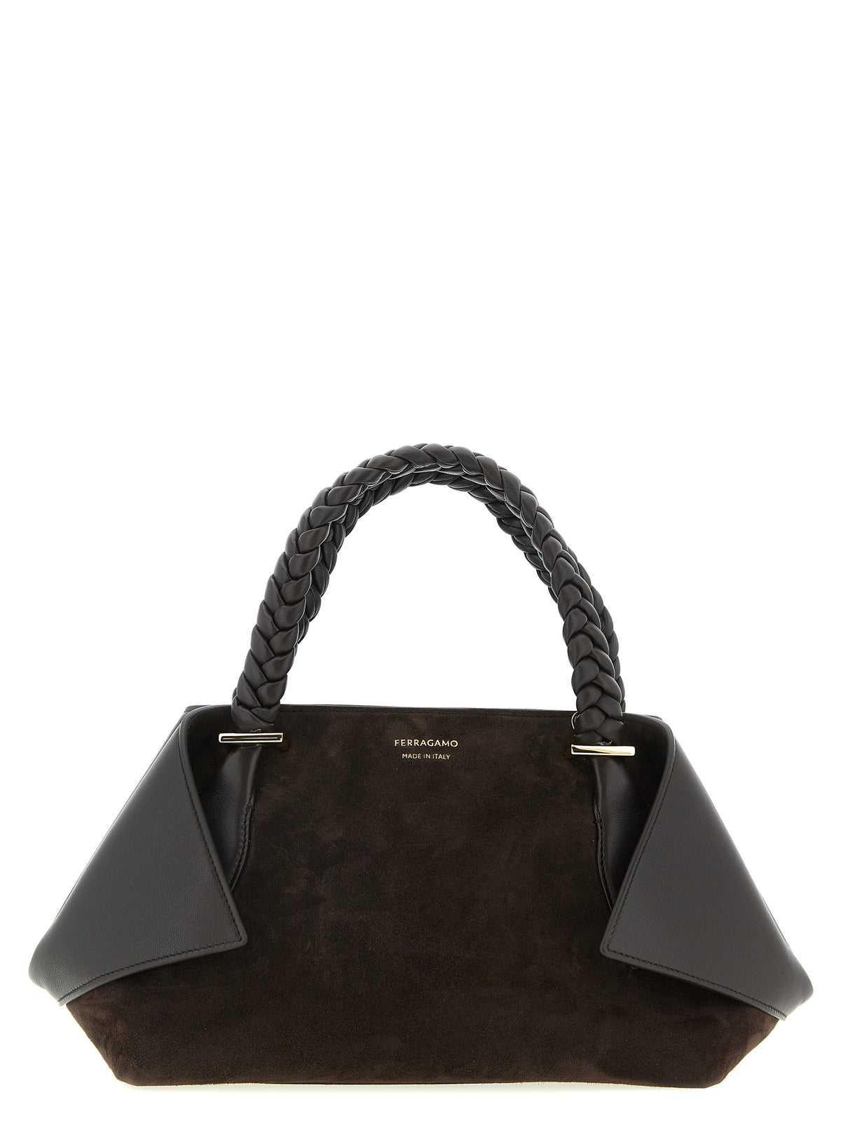 Ferragamo Scarf Shoulder Bag Brown