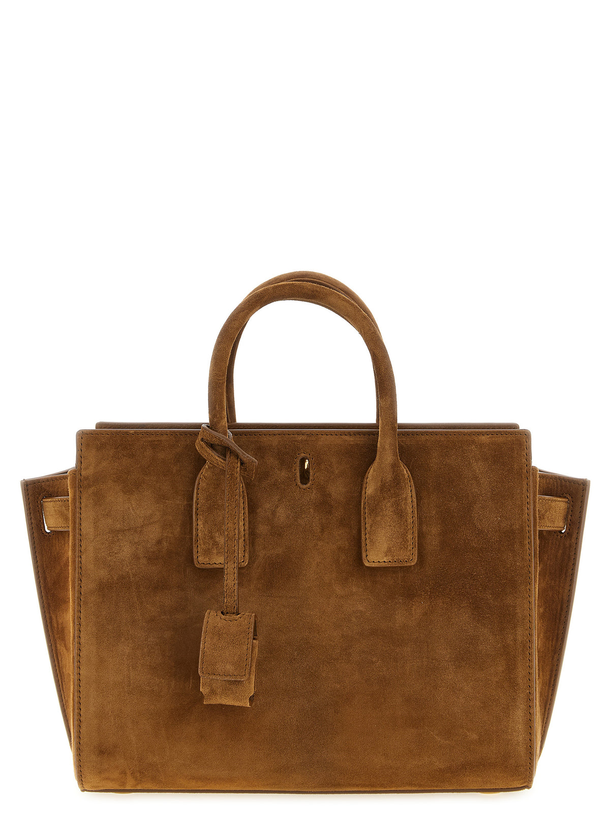 Saint Laurent Brown Calfskin Handbag