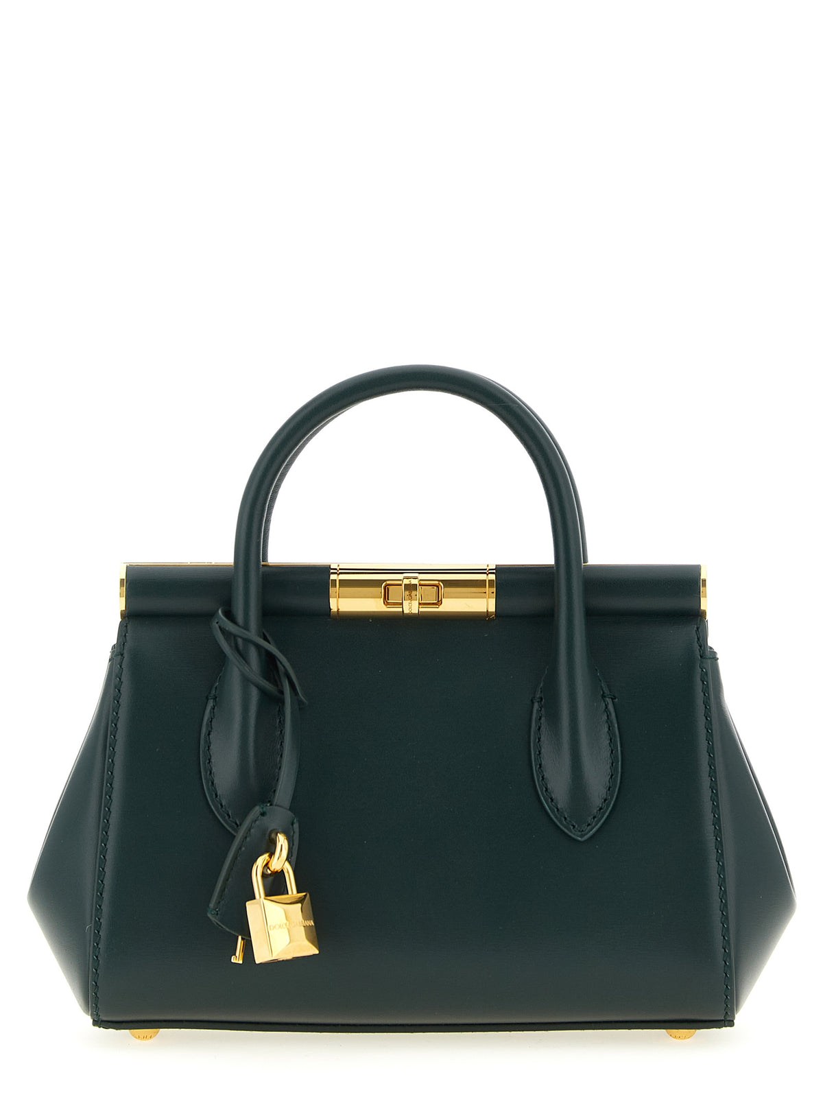 Dolce & Gabbana Marlene Day Mini Bag In Palmellato Calfskin Green