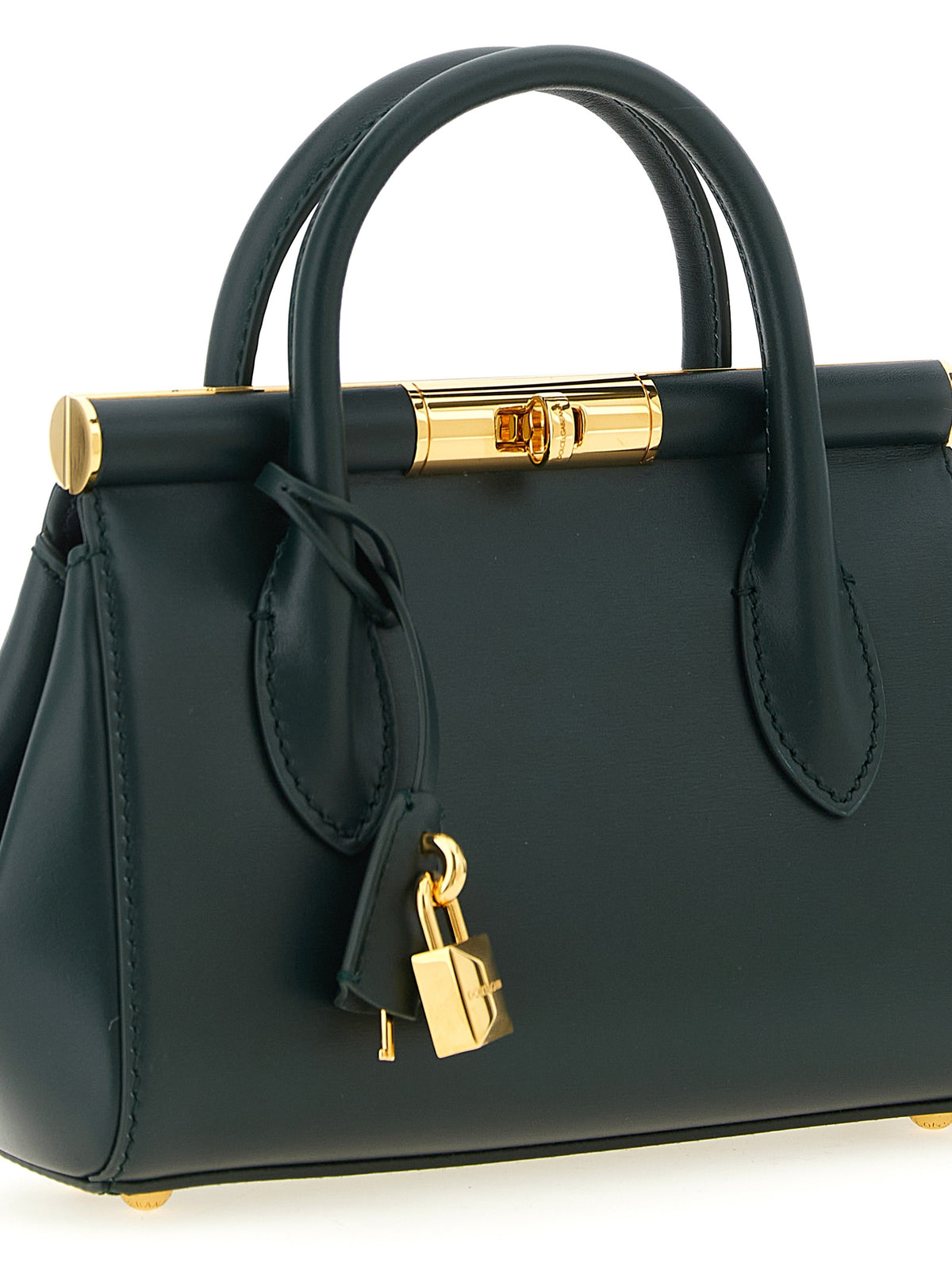 Dolce & Gabbana Marlene Day Mini Bag In Palmellato Calfskin Green