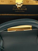 Dolce & Gabbana Marlene Day Mini Bag In Palmellato Calfskin Green