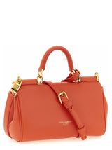 Dolce & Gabbana Mini My Sicily Plongé Calfskin Orange Handbag