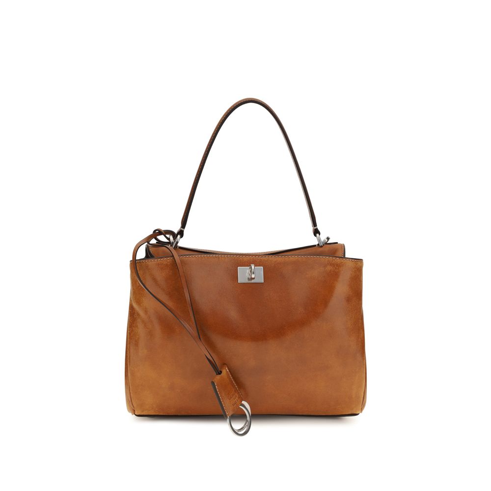 Balenciaga Rodeo Handbag Small in Camel
