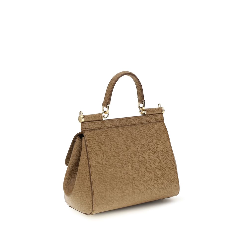 Dolce & Gabbana Beige Sicily Small Handbag