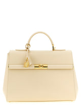 Dolce & Gabbana Marlene White Palmellato Leather Handbag