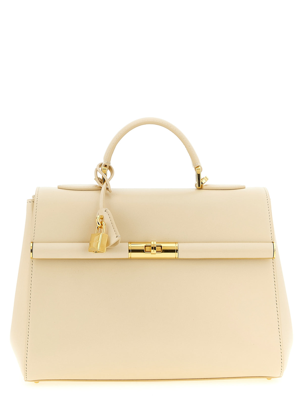 Dolce & Gabbana Marlene White Palmellato Leather Handbag