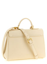 Dolce & Gabbana Marlene White Palmellato Leather Handbag
